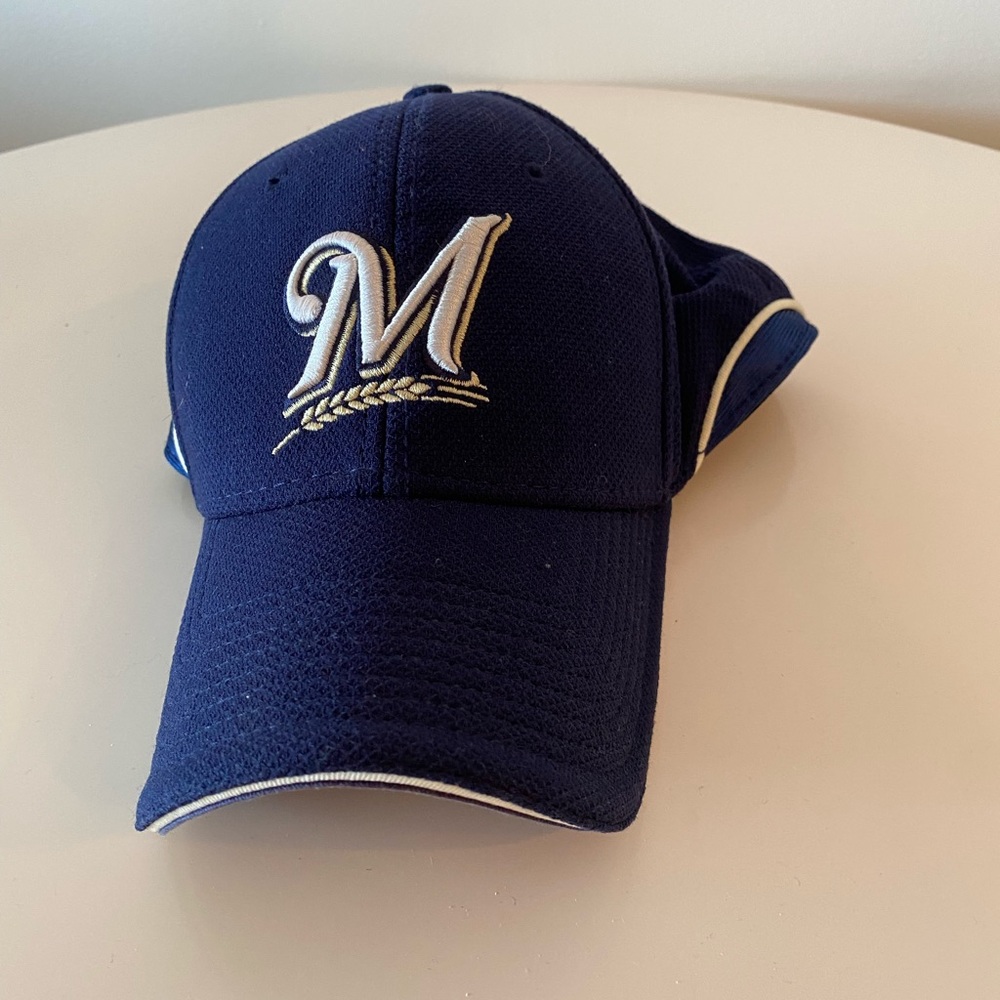 Authentic Milwaukee Brewers batting practice hat